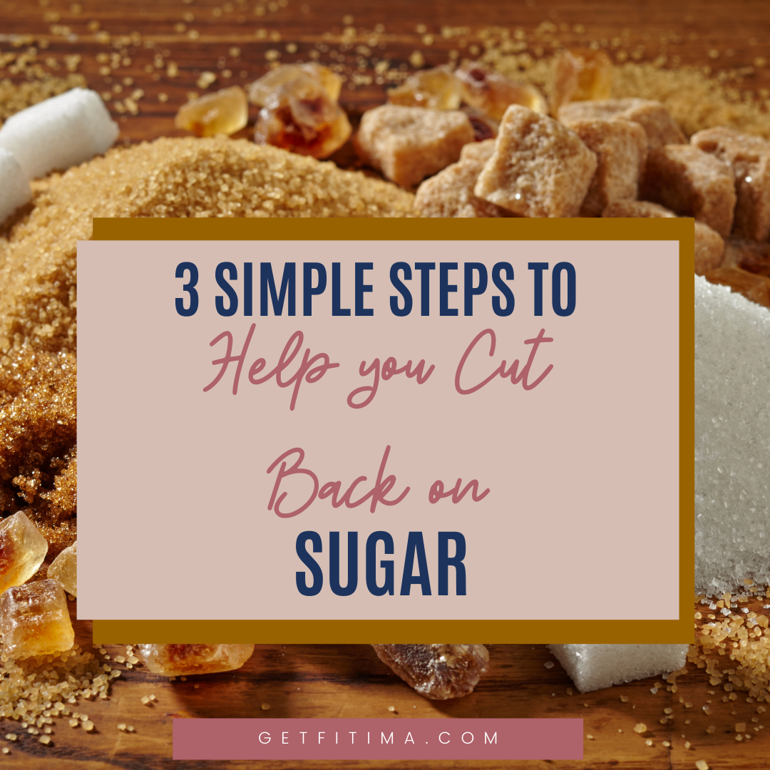 3 Steps to help you Cut Back on Sugar